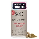 Belly Reset: Ondersteunt natuurlijke productie van spijsverteringsenzymen en probiotica, vermindert gas en opgeblazen gevoel, bevordert regelmatige Bowel functie