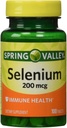 Spring Valley - Selenium 200 mcg, 100 tabletten