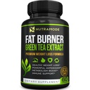 Premium Groene Thee Extract vet brander Supplement met EGCG-Natural Appetite Suppressant-Gezond gewichtsverlies Dieet Pillen die snel werken voor vrouwen en mannen-Detox Metabolisme Booster te Burn Belly Fat snel