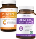 Bundel van Adrenal Support & Vitamin-C Immune Support - Adrenal-C Immunity Bundle - Adrenal Support & Cortisol Manager (Non-GMO) & Vitamin C Immune Support (Non-GMO) Immuun System Booster Supplement