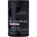 Sportonderzoek® Vitamine B-complex - volledig spectrum van B-vitaminen met gemethyleerde B12 & Folaat - Glutenvrij · Plant-based · Non-GMO · Vegan-Friendly Formula - 120 Veggie Softgels