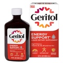 Geritol, vloeibare vitamine en ijzersupplement, energie-ondersteuning, bevat hoge potentie B-vitaminen en ijzer, aangenaam proeven, gemakkelijk doorslikken, Geen kunstmatige zoetstoffen, niet-GMO, 12 Oz