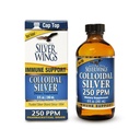 Natural Path Silver Wings Collective Silver Liquid - Enhanced Immune Support Supplement - 250ppm (1250mcg) - 8oz