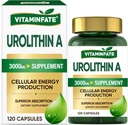 3000 MG Urolithin A Supplement - 120 Capsules Ondersteunt Antioxidant, Enhanced Healthy Aging, Mitochondrial, Cell Repair for Men & Women