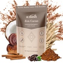 Een Dash Zen Cacao Latte, Chocolade Paddestoelen Koffie Alternatief gemaakt met Adaptogenen, Ashwagandha, & Cinnamon Root Extract, Mushroom Hot Coco zonder Cafeïne (20 Servers)