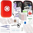 EHBO Kit voor thuis Wandelen Camping Outdoor Sport, 275 stuks Survival Supplies Emergency Kit, Mini Gear Bag met Basic EHBO Essentials voor Noodgevallen engel wens
