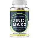 Zinc Maxx 100 Capsules, Zinc Gluconate Immune Booster pour la santé reproductive, soins de la peau, et Immune Booster - 3+ mois d'approvisionnement