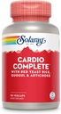 SOLARAY Cardio Compleet met Rode Gist Rijst, Guggul & Artichoke Extracten, Plus B Vitaminen en nog veel meer - Lab geverifieerd, 60-dagen garantie - 45 porties, 90 VegCaps