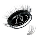 Lashify Curl 14mm Gossamer DIY wimperextensies Navullen, Zwart, Makkelijk Valse wimpers voor een natuurlijke look