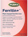 Flora Ferritin+ Vertraagd-Release IJzeren Supplement - Plant-Based Iron Supplement - Bloedcel en energie Ondersteuning - Veganistisch en Glutenvrij - Blisterverpakking - 30 Vegan Capsules