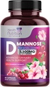 D-Manneus Supplement 1.350mg - met Cranberry, Hibiscus & Dandelion - Fast-Acting, Natural Urinary Tract & Bladder Support for Women & Men .