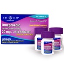GeriCare Omeprazol Vertraagde Release Tabletten 20mg Maagzuur Reducer Pillen voor 24 uur Heartburn Relief-Acid Reflux Medicine voor de behandeling van frequente Heartburn-anti-Acid Relief Tablets (42 telling)