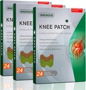 Patch de genou 72 Pcs, pour le soulagement de la douleur musculaire dans les articulations, le cou et les épaules, Patches de genou chaude longue durée