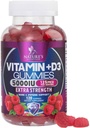 Vitamine D3 Supplement Gummy 5000 IE (125 mcg) Dieetvitaminen D voor mannen en vrouwen - Bone, tanden, spieren en immuungezondheidsondersteuning, hoge potentie VIT D3 Nature's Non-GMO & Glutenfree - 120 Gummies