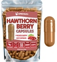 Capsules en poudre de Hawthorn Berry - Compte 360 (6 mois d'approvisionnement) - Capsules en poudre de Hawthorn Premium pour le soutien cardiovasculaire - Poudre de Hawthorne Berry - Supplément idéal pour hommes et femmes