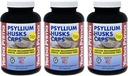 Yerba Prima Psyllium Husks Caps - 180 caps (verpakking van 3) - Natural Fiber Supplement - Colon Cleansing - Non-GMO Glutenvrij