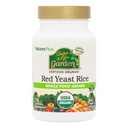 Natures Plus Bron van het Leven Tuin Gecertificeerde Biologische Rode Gist Rijst - 600 mg, 60 Vegan Capsules - Voedingsondersteuning voor algehele welzijn - Vegetarische, Glutenvrije - 60 porties