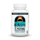 Source Naturals N-Acetyl Cysteine Antioxidant Ondersteuning 1000 mg Dieetsupplement dat de ademhalingsgezondheid ondersteunt* - 60 tabletten