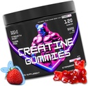 Creatine Gummies met L-Carnitine voor mannen en vrouwen - 5g Creatine Monohydraat per Serving 