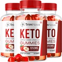 LIVORKA (3 verpakkingen) TrimNova Keto ACV Gummies, TrimNova Gummies, TrimNova Keto, TrimNova Keto, TrimNova Keto Formula, TrimNova Keto ACV Gummies 1050MG, 180 Gummies gedurende 3 maanden.