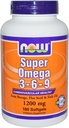 Super Omega 3-6-9 1200mg 180 Softgels (verpakking van 2)