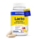Enzymedica Lacto, pilules de lactase avancées pour le soutien des produits laitiers, aide à briser la lactose, la caséine et les graisses, pilules de soulagement des produits laitiers, végétalien, 90 capsules