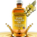 Mulleinolie - Biologische ooroliedruppels voor oorbellen, Tinnitus & Kids - Kruidenextract voor verzachtende verlichting (4 oz)