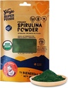 Yogi Super Foods Natural Organic Spirulina Powder, Blue Green Algen Powder, Nature