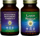 GEZONDHEIDSFORCE SUPERFOODS Variety Pack - Leverredding 120 VeganCaps + Intestinaal verkeer Formule 120 VeganCaps