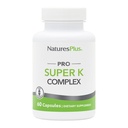 NaturesPlus PRO Super K Complex - 60 capsules - Bevordert gezond calciummetabolisme - Bevat vitamines K1 & K2 - non-GMO, veganistisch en glutenvrij - 60 porties