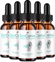 ZenCortex Tinnitus Oordruppels - ZenCortex 24, Zen Cortex Liquid Drops, ZenCortex Reviews, ZenCortex Drops voor Oorverlossing (5 Pack - 5 maand levering)