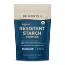 Dr. Mercola Organic Resistant Zettel Complex - Supports Gut & Immune Health - Organic Green Banana, Tigernut Flour & Potato Zetmeel - Glutenvrij en sojavrij - Ongearomatiseerd - 9,52 oz (30 porties)