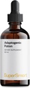 SUPERSMART - Adaptogene drank - 10 kruiden en champignons (Astragalus, Holy Basil & Reishi, Cordyceps & Shiitake) - Adrenal Support & Immuun System Booster, Non-GMO & Gluten Free- 120 ml