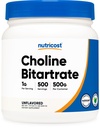 Nutricost Pure Choline Bitrate Poeder 500 Gram