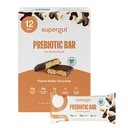 Supergut GLP-1 Boosting Prebiotic Bars, Peanut Butter Chocolate - Gut Healthy Protein Snacks & Breakfast Bars - Keto-Friendly Meal Replacement Energy Bars for Gut Health (12 Tel.)