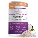 VITASEI Gehydrolyseerde collagen Peptiden Poeder met vitamine C & Resveratrol - Haar, huid en nagels Vitaminen voor vrouwen en mannen - Bone and Joint Supplement - Coconut Flavored - 16 oz