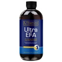 Rx Vitamines Ultra EFA Omega 3 Huile de poisson pour chiens et chats - Promotion de la santé du coeur, du cerveau et des articulations avec la vitamine E, la biotine et le zinc - Huile de poisson liquide pour le soulagement des démangeaisons et le défrichage des chiens - 16 oz