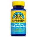 Leven van de natuur Energizing Niacinamide 500mg - No Flush Vitamine B 3 Niacin Supplement - Zenuwfunctie, Metabolisme en gezonde energie Ondersteuning - 60-dagen garantie, Lab geverifieerd, 100 porties, 100 tabletten