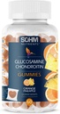 SOhm Glucosamine en Chondrotin Gummies 60 Tel individueel verpakt, Ondersteunt gewrichten Gezondheid en Bones Gezondheid, Glucosamine Chondroitin Gummies voor mannen en vrouwen Vegetarisch (Pineapple,Orange)