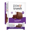 Power Crunch Proteine Wafer Bars, High Protein Snacks met heerlijke smaak, Triple Chocolate, 1.4 Ounce (12 Tellen)