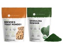 Kate Naturals Brewer's Gist 12oz & Spirulina Powder 8oz Bundle