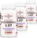 2326 MG Mitochondriale Supplementen met ATP, Vitaminen, CoQ10 & PQQ, Effectiever dan Creatine HMB & Nitric Oxid, Energy, Endurance, Strength, Herstel & Muscle, Organic, 360 Capsules