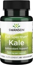 Swanson Volledige Spectrum Kale 400 Milligrammen 60 Veg Capsules