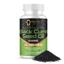 KING TUT'S SECRET Black Seed Capsules - 500 mg 100 Softgels - Nigella Sativa Extract, Black Cumin Supplement for Hair, Antioxidant Support, Immune System - Halal Black Seed Cumin Oil Capsules