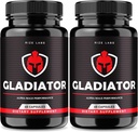 rize labs - Gladiator Capsules - Performance Supplement voor mannen, maximale sterkte ondersteuning voor spiergroei (120 capsules)