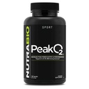 NutraBio PeakO2 Supplément entraînement, 180 capsules - Supplément mélange de champignons pour aider à améliorer la performance athlétique et la santé globale, 60 portions