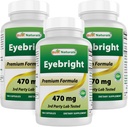 Best Naturals Eyebright 470 mg 180 capsules (180 telling (verpakking van 3)