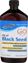 North American Herb & Spice Black Seed Oil - 12 fl. oz. - Cardiovascular, Digestive & Immune Support - Contains Wild, Mediterranean Oreganol P73 Oregano Oil - Non-GMO - 72 Total Servings