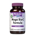Bluebonnet Nutrition Mega Bio-C formule Capsules végétales, vitamine C à haute puissance buvée, pour la santé immunitaire, sans soja, sans gluten, sans OGM, sans casher, sans lait, végétalien, 180 Compte