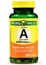 Spring Valley - Vitamine A supplement 2400MCG 250 Softgels
